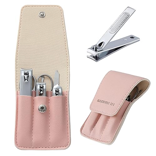 Nail Clipper Set for Women & Men with Travel Case – Manicure Kit Gift