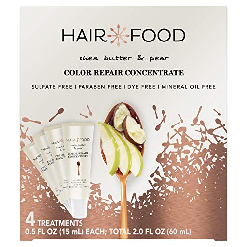 Hair Food Color Repair Concentrate with Shea Butter & Pear, 4 Pack