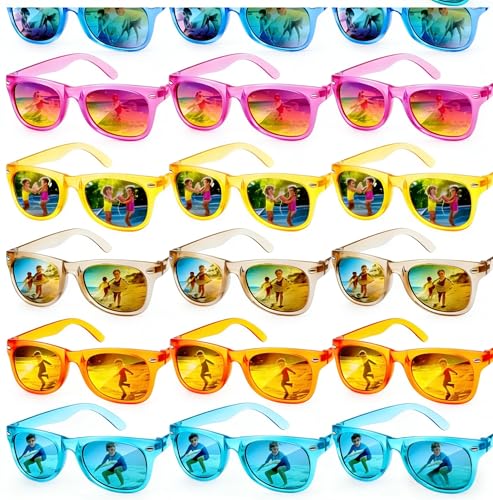 18 Pack Kids Sunglasses with UV400 Protection for Ages 3-8