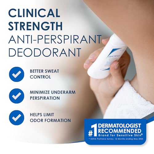 Vanicream Antiperspirant Deodorant Stick for Sensitive Skin - 24-Hour Protection, Unscented
