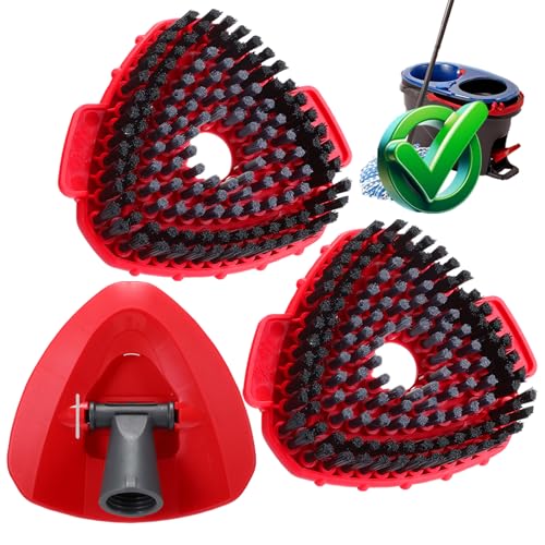 Replacement Mop Scrub Brush Set for Ocedar RinseClean Spin Mop