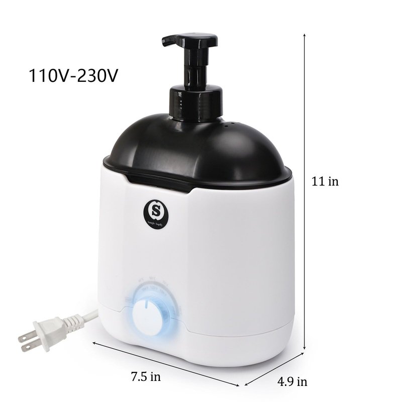 Hot Lather Machine SANGLE SOPFFY,Shaving Cream Warmer for Men -800ML Large Capacity Heated Shaving Cream Dispenser for Home Salon Barber Shop Spa With 2 Pumps,Christmas and Birthday Gift for Men
