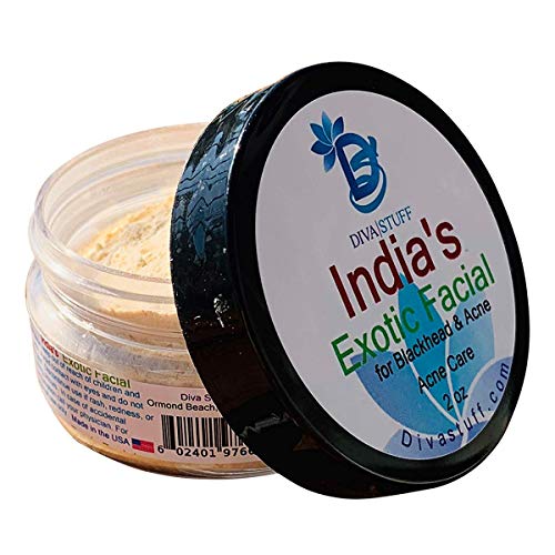 Turmeric Facial Scrub for Blackheads & Acne - 2 oz Natural Exfoliant for Clear Skin