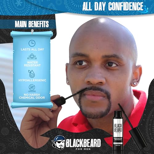 Blackbeard for Men Instant Beard Color Brown/Black 0.4 Fl Oz - Pack of 1