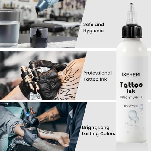 Iseheri Professional Tattoo Ink & Green Soap Bundle - 4oz Artist Set