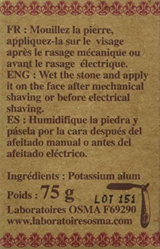 Osma Alum Block - Natural Astringent, 2 Pack for Post-Shave Care