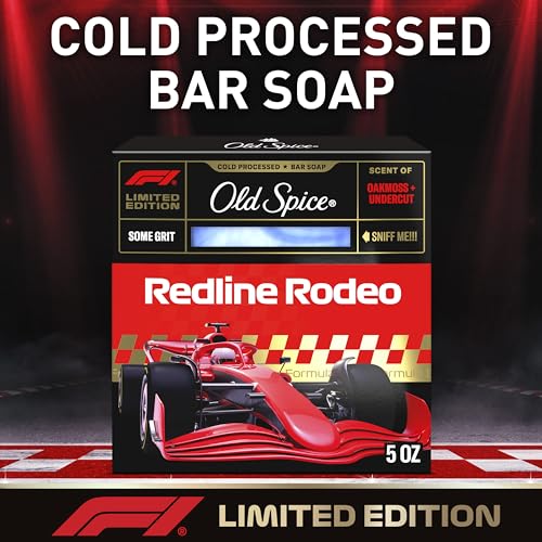 Old Spice F1 Collection Bar Soap for Men, Cold Pressed 5 oz