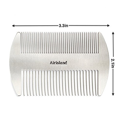Dual Action Stainless Steel EDC Credit Card Wallet Comb for Men