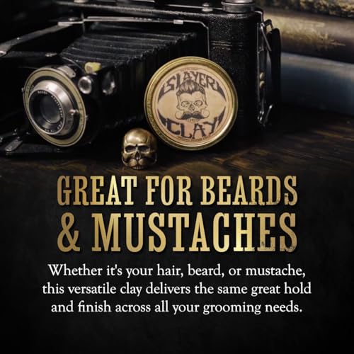 Men's Hair Clay & Pocket Comb Set - Matte Finish Medium Hold Styling