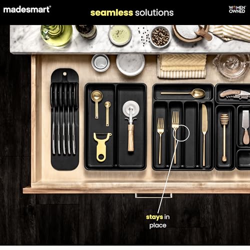 Madesmart Mini 5 Compartment Silverware Tray - Compact & Durable