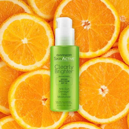 Garnier SkinActive Clearly Brighter SPF 30 Face Moisturizer with Vitamin C, 2.5 Fl Oz