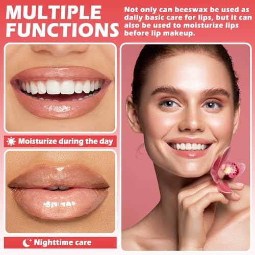 3PCS Honey & Fruit Lip Balm Set - Hydrating Overnight Lip Care with Natural Ingredients