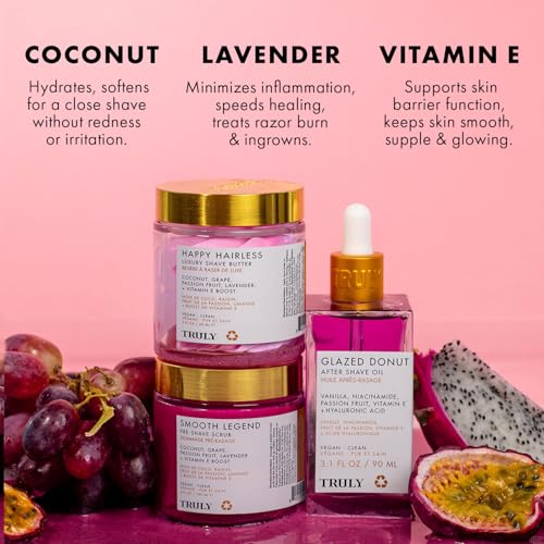 Truly Beauty Luxury Shave Set | The ultimate shaving collection | For Smooth, Ingrown Free Skin