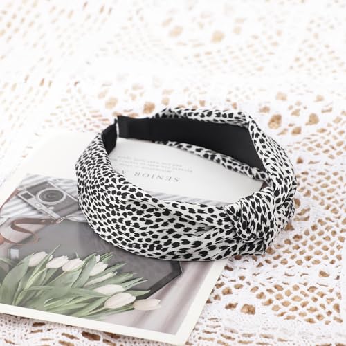 DRESHOW Mori Style 4 Pcs Floral Knotted Headbands for Women