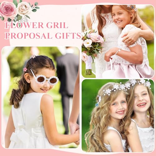 Flower Girl Proposal Gift Set – 30-Piece Accessory Kit for Weddings