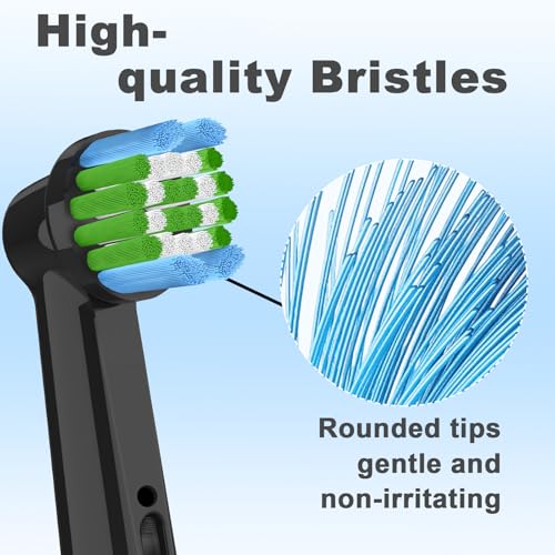 JSMIOROSE Replacement Toothbrush Heads for Oral B Pro 500/1000/1500/3000, Vitality, Smart, Genius - 16 Pack