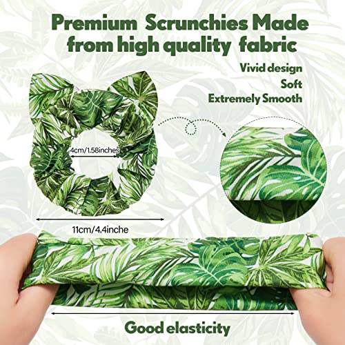 WILLBOND 16 Pcs Lovely Style Girls Hair Scrunchies - Kawaii Prints