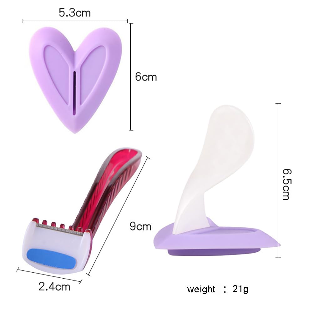 LJJCSFF Bikini Shaving Template Bikini Shaping Tool Pubic Hair Trimmer Stencil Women Private Area Pubic Hair Trimmer Bikini Shaving Model