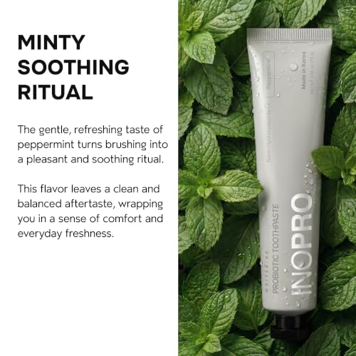 INOPRO Nano-Hydroxyapatite Whitening Toothpaste with Probiotics & Peppermint - 2.65oz