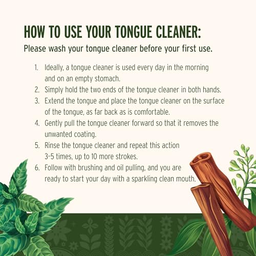 Banyan Botanicals Stainless Steel Tongue Cleaner - Ayurvedic Oral Care