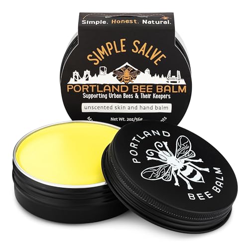 Natural Beeswax Hand Balm – Organic Moisturizer for Dry, Cracked Hands, 2 oz