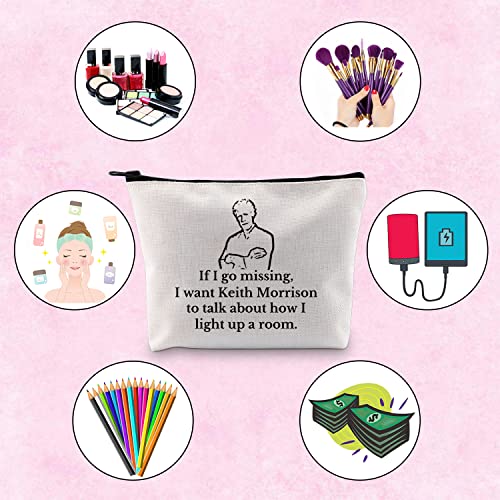 True Crime Podcast Makeup Bag - Canvas Cosmetic Organizer Gift