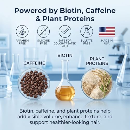Paisle Botanics Fruity Biotin Hair Thickening Spray for Hair Growth & Volume
