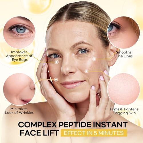 Instant Face Lift Cream - Temporary Tightening Solution for Mature Skin 50+ | Visibly Firms & Smooths Wrinkles