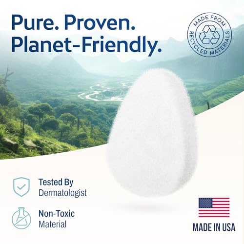 Reusable Tear Drop Facial Scrubber Sponges - 2 Pack