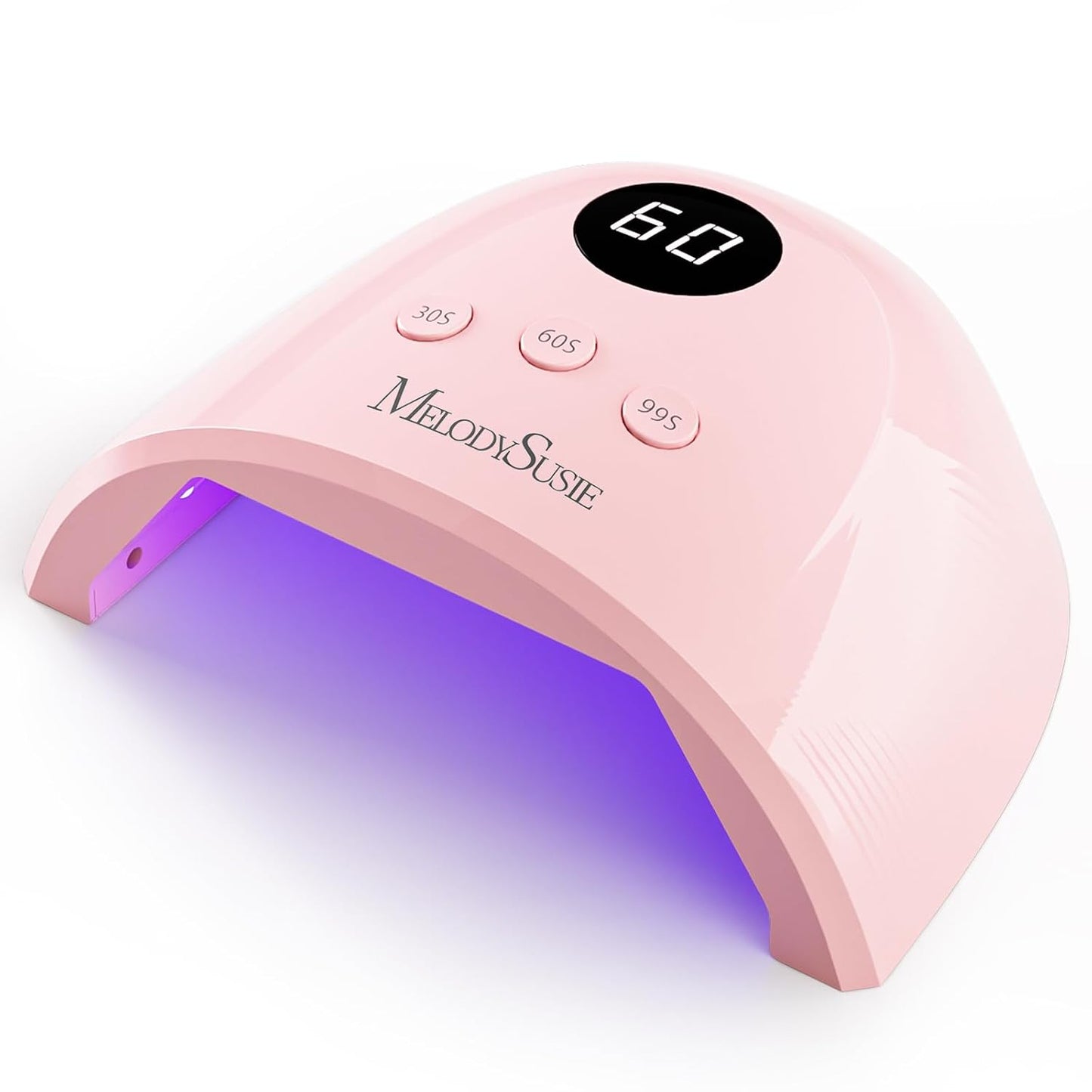 Compact UV LED Nail Lamp - Advanced 30W Nail Dryer with Smart Sensor & 3 Timers | Cures All Gels, White