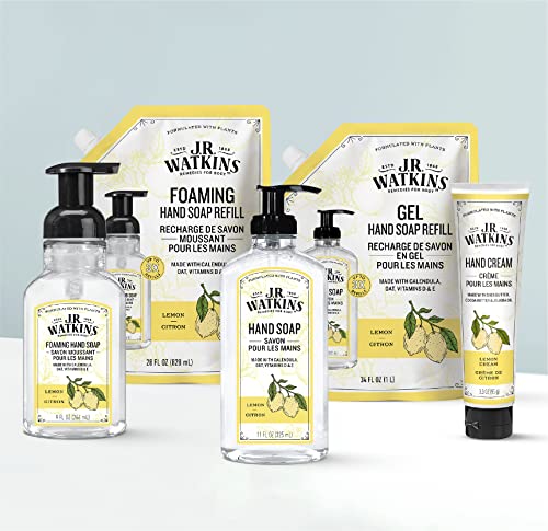 J.R. Watkins Moisturizing Foam Hand Soap Dispenser - Lemon, 3 Pack
