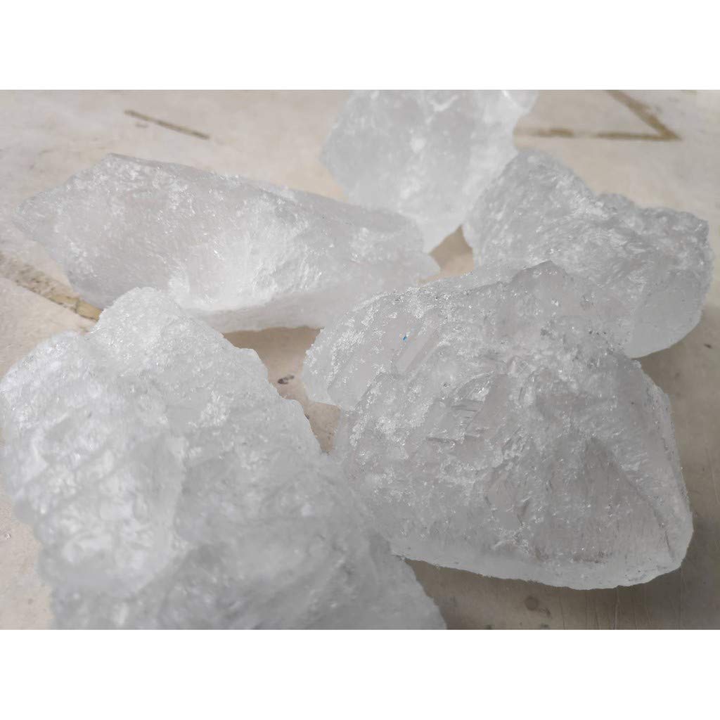 White Alum Crystal Rock