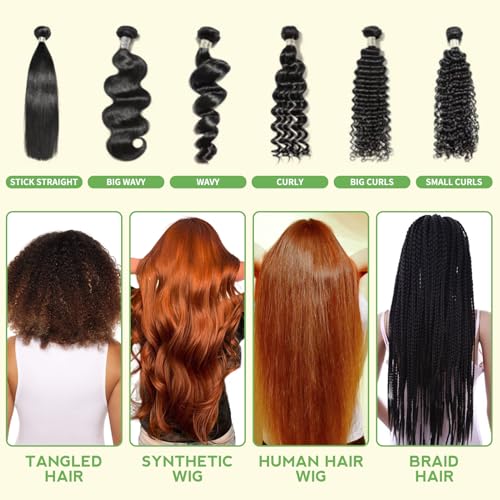 2-in-1 Wig Milk Spray for Synthetic Hair - Leave-In Conditioner & Detangler