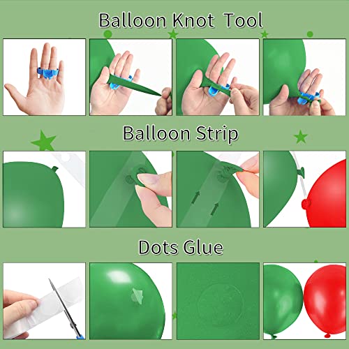 Cartoon Friends Balloon Garland Kit - 124 Pcs Birthday Party Decor