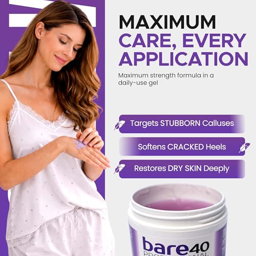 BARE 40 PRO Urea 40% Gel with Salicylic Acid for Dry Rough Skin