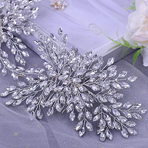 Bridal Rhinestone Hair Comb - Elegant Wedding Headpiece for Brides