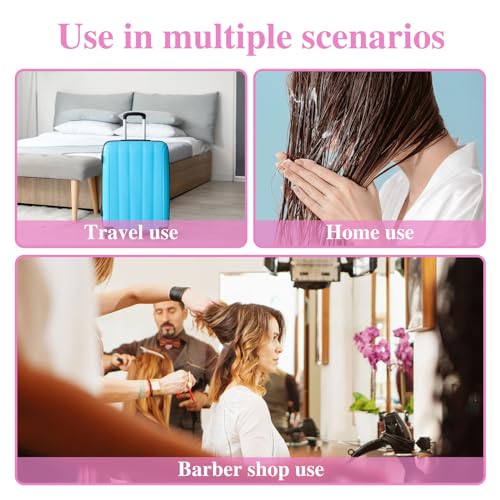 Pimoys 2-Pack 6Oz Hair Dye Applicator Bottles with Comb Tip