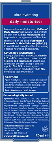 Wellman Daily Moisturiser for Men 50ml - Hydrating Skin Care