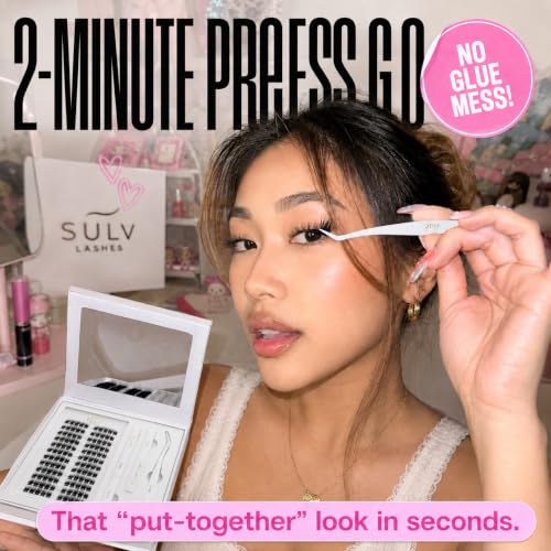 SULV 12-16mm Preglued Lash Clusters Kit - 120PC CC Curl