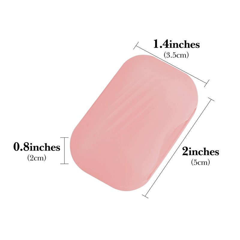 LUEXBOX 2 Pack Razor Silicone Covers, Portable Shaver Holder for Travel, Razor Cover Compatible with Venus Razor Travel Case, Blade Container Storage Shaver Holder (Pink)
