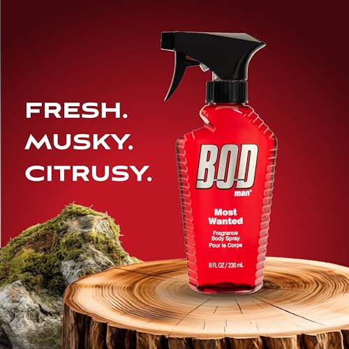BOD Man Body Spray Bundle: Blue Surf & Most Wanted 8 fl oz
