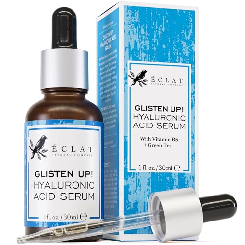 Eclat Skincare Hyaluronic Acid Serum for Face – 2.5% Hydrating B5 Formula