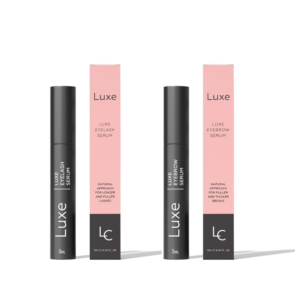 Eyelash & Eyebrow Serum Bundle - Vegan Formula for Natural Growth | Visible Results in 4 Weeks