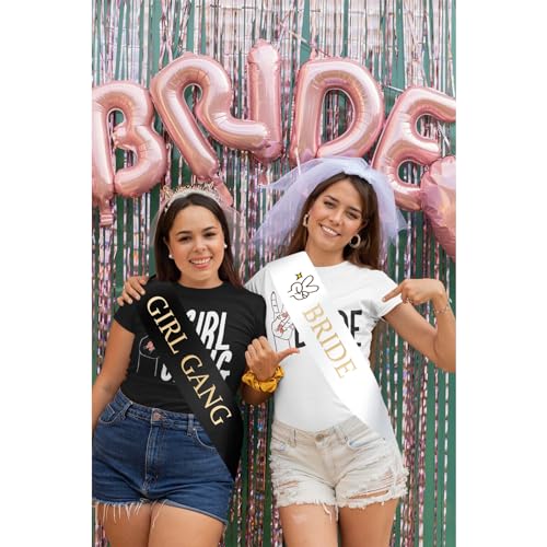 White & Black Customizable Satin Sash 71.65in Bride Graduation Prom Party