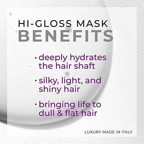 Diego dalla Palma Hi-Gloss Hair Mask - Intensive Shine Treatment, 6.8 Oz