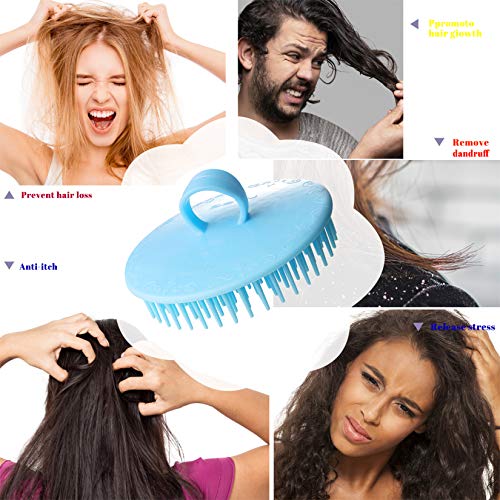 YEALIFE Scalp Scrubber Massager Brush - 2PCS Exfoliator for Hair