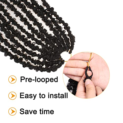 ZRQ 30 Inch Butterfly Locs Crochet Hair Extensions - 2 Packs Distressed