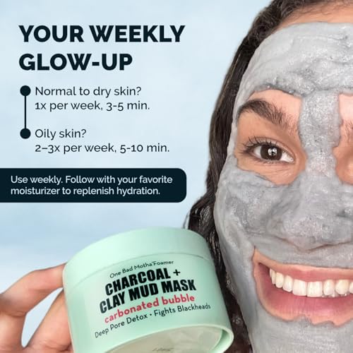 Elizabeth Mott Carbonated Bubble Clay Mask - Deep Pore Cleansing Charcoal Mask