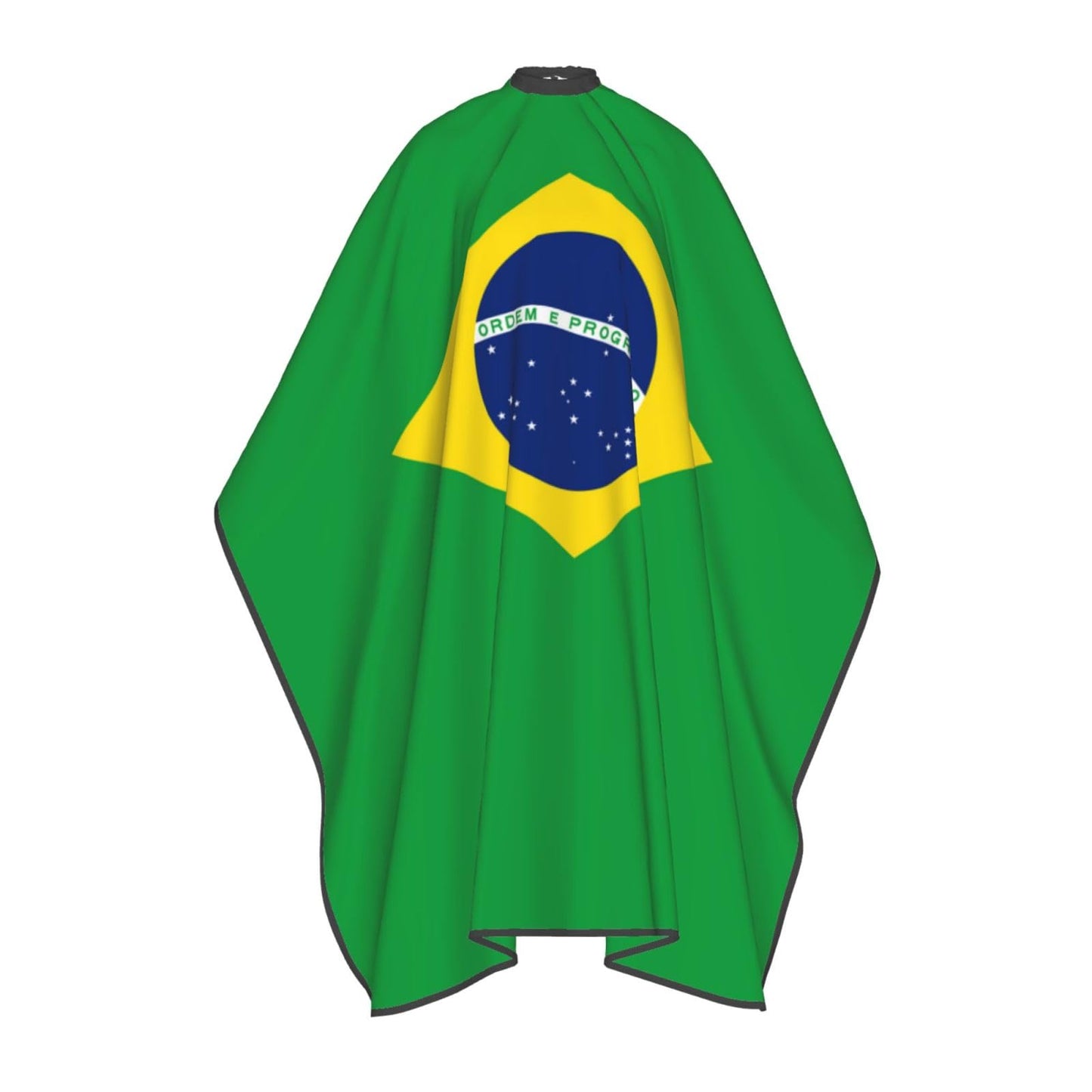 Brazil Flag Hair Cutting Barber Cape Hair Salon and Dyeing Styling Cloth for Women/Men