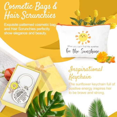 Get Well Soon Care Package for Women - 9-Piece Sunshine Spa Gift Set